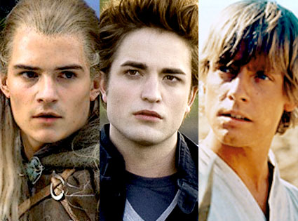 Orlando Bloom, Lord of the Rings, Robert Pattinson, Twilight, Mark Hamill, Star Wars Orlando Bloom, Lord of the Rings, Robert Pattinson, Twilight, Mark Hamill, Star Wars
